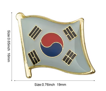 Cargar imagen en el visor de la galería, Pin Bandera Corea del Sur
