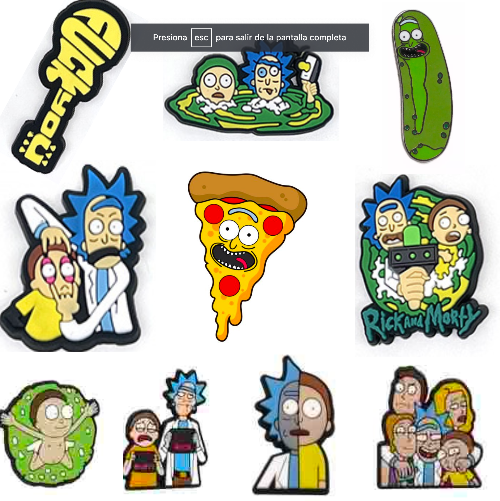 Decorativo Rick y Morty 6mm