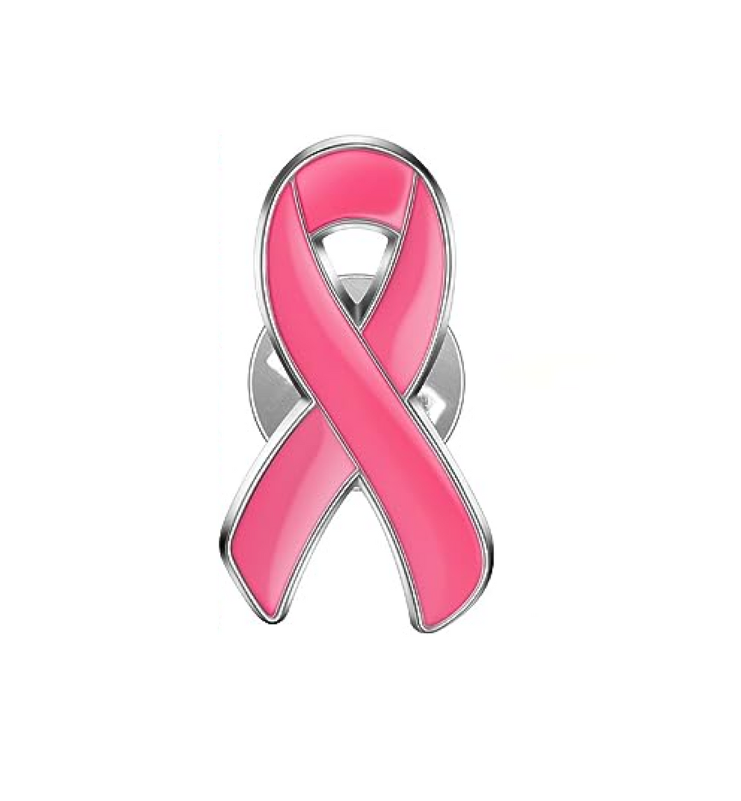 Pin lazo rosa lucha contra el cancer de mama