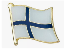 Cargar imagen en el visor de la galería, Pin Bandera Finlandia
