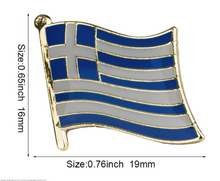 Cargar imagen en el visor de la galería, Pin Bandera Grecia
