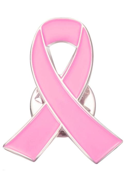 Pin lazo rosa lucha contra el cancer de mama