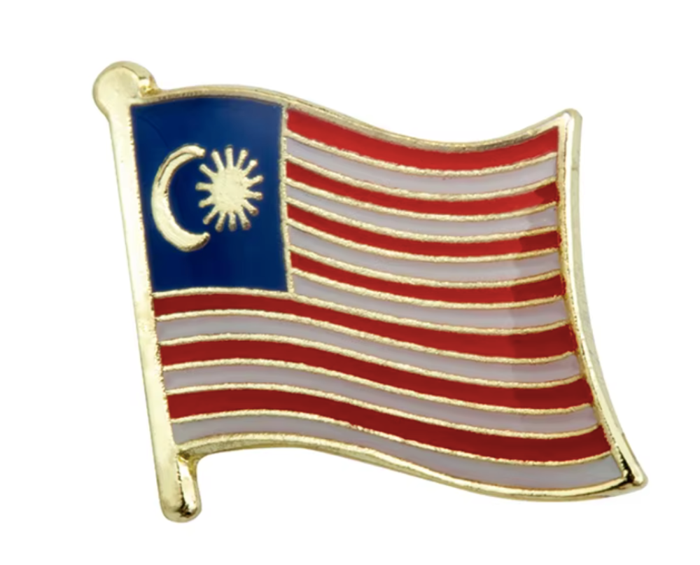 Pin Bandera Malasia