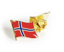 Cargar imagen en el visor de la galería, Pin Bandera Noruega
