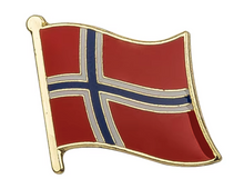 Cargar imagen en el visor de la galería, Pin Bandera Noruega
