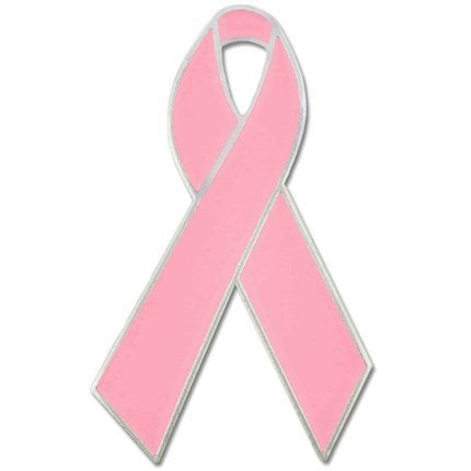 Pin lazo rosa lucha contra el cancer de mama