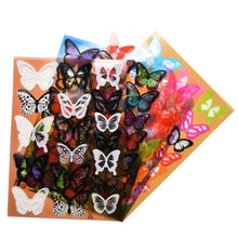 Cargar imagen en el visor de la galería, Set de 18 mariposas Decorativas
