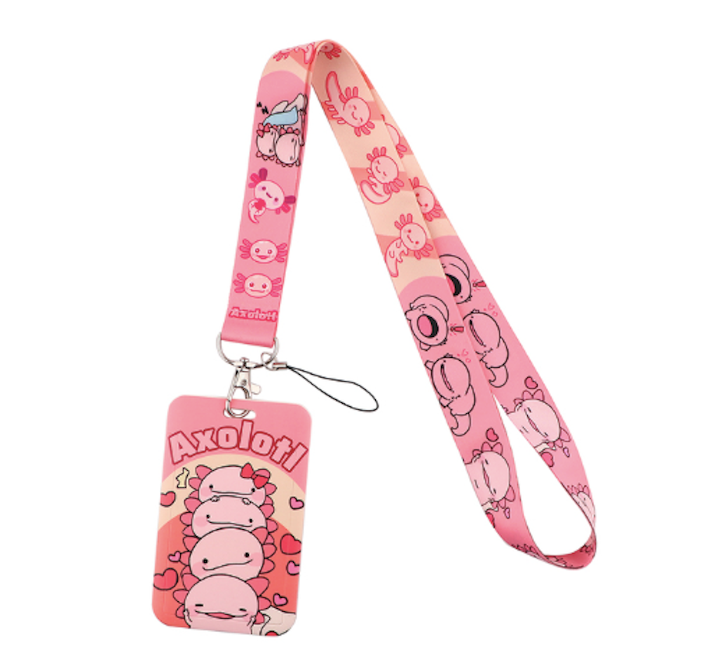 Lanyard y Porta credencial Ajolote